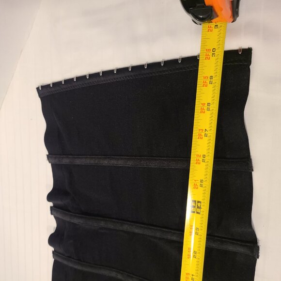 Under Where? Luxury-Sz M-Black-Power Mesh Waist Cincher Corset Body Shapewear - Picture 6 of 6